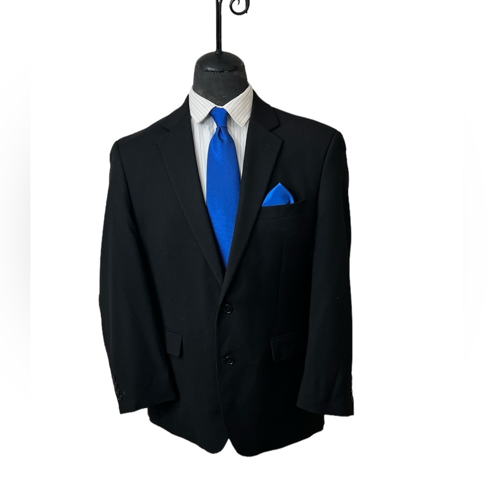 CROFT&BARROW MENS TRUE COMFORT CLASSIC FIT BLAZER. FEELS SOFT LIGHTWEIGHT☑️ - Picture 4 of 8